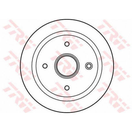 x2 quantite Tambour de frein TRW DB4301