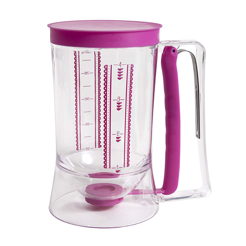 Verseur De Pate A Gateaux Lily Cook 900 Ml Avec Piston Couleur Aleatoire