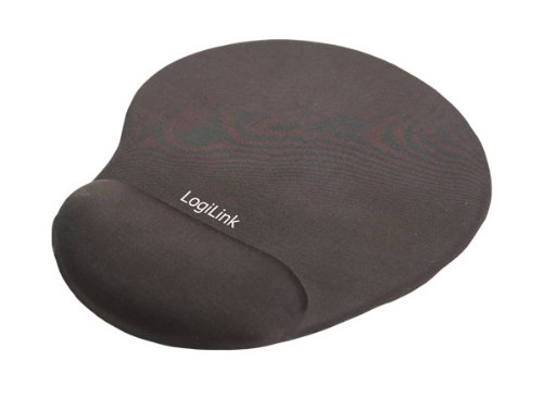Tapis De Souris Logilink Noir Repose Poignet Support Adhesif 3 Mm Depaisseur