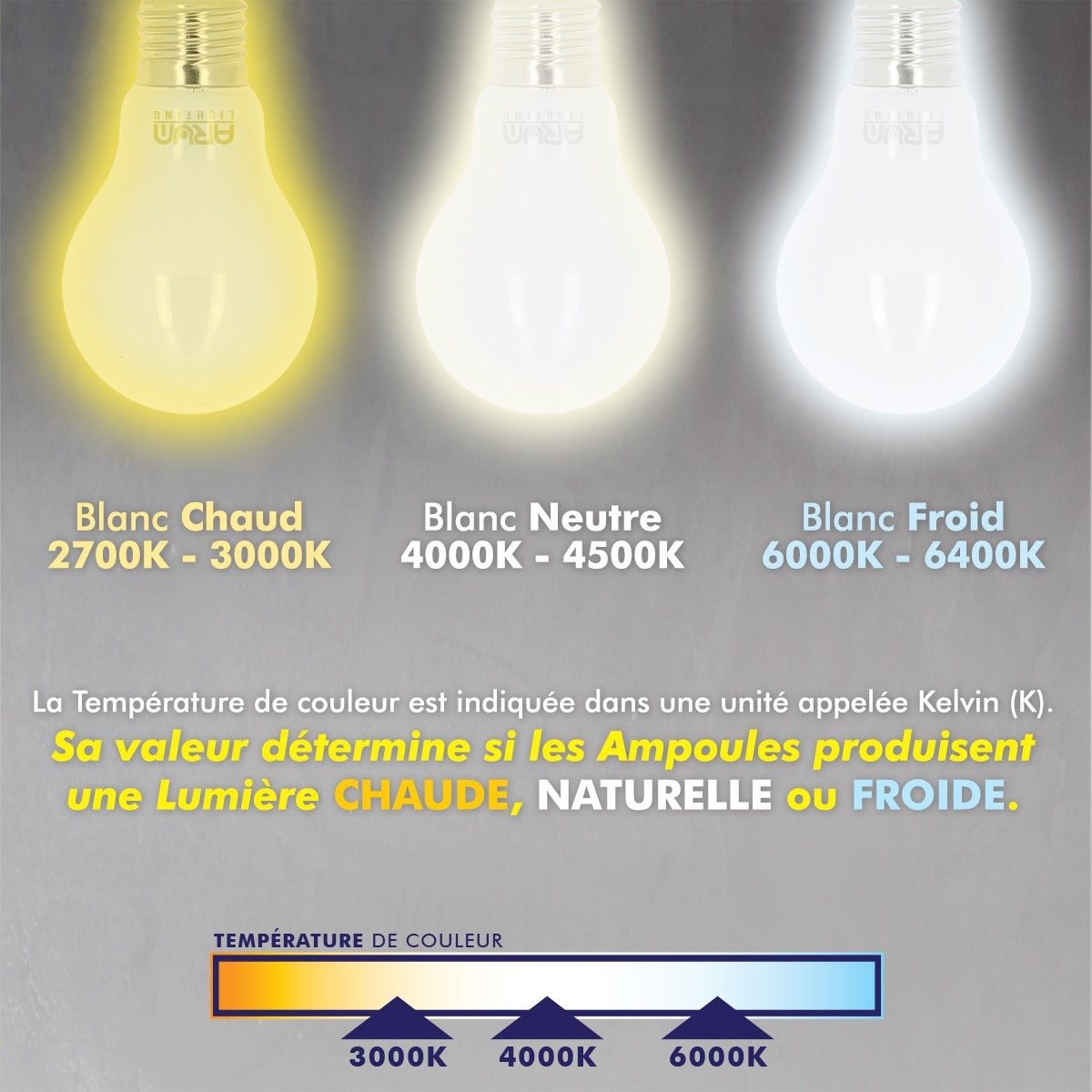 Lot De 10 Ampoules Led E27 9w Eq 60w 806lm Blanc Naturel