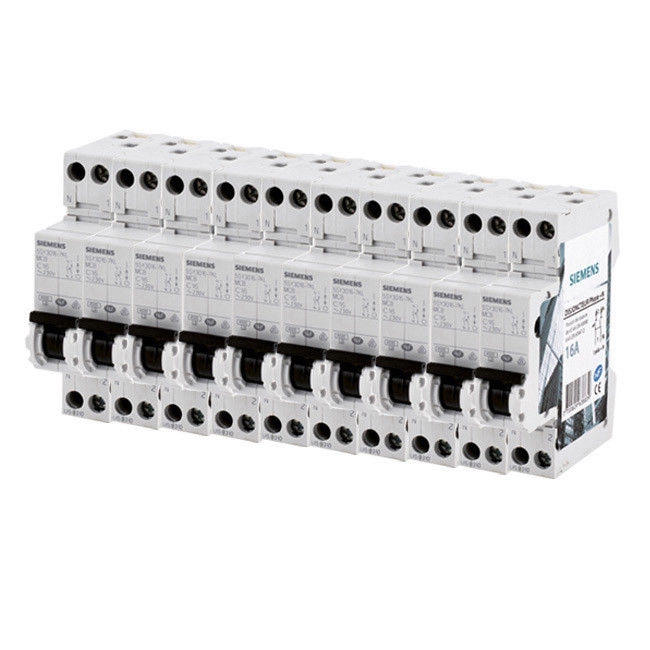 Siemens - Lot de 10 Disjoncteurs electriques phase + neutre 16A