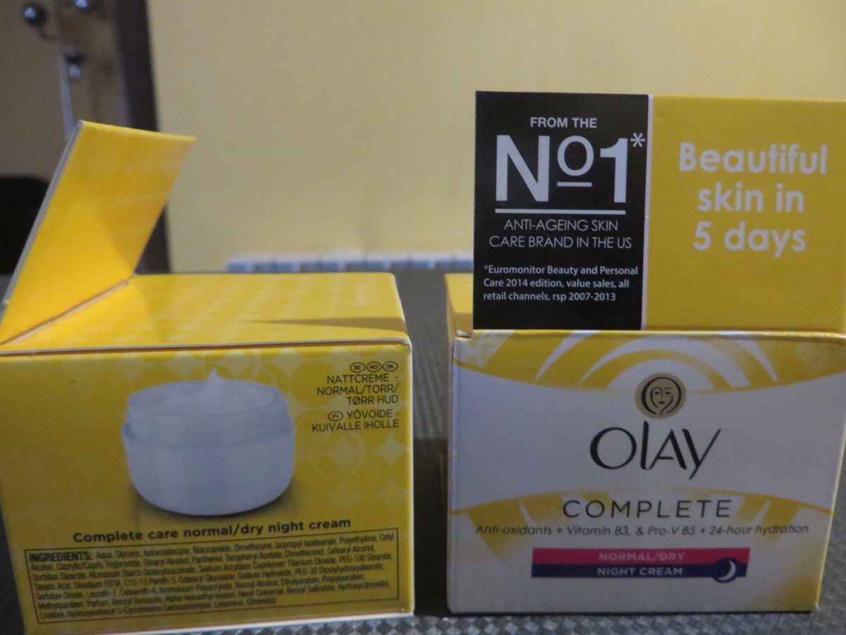 Lot De 2 / Olay Complete Creme De Nuit / Anti-oxydants +vitamine B3 Pro-v B5 L69