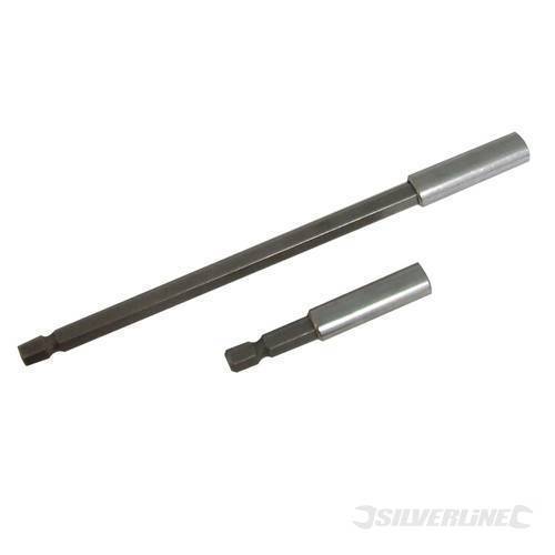 Porte-embout de vissage 2 pcs - 60 et 150 mm - SILVERLINE