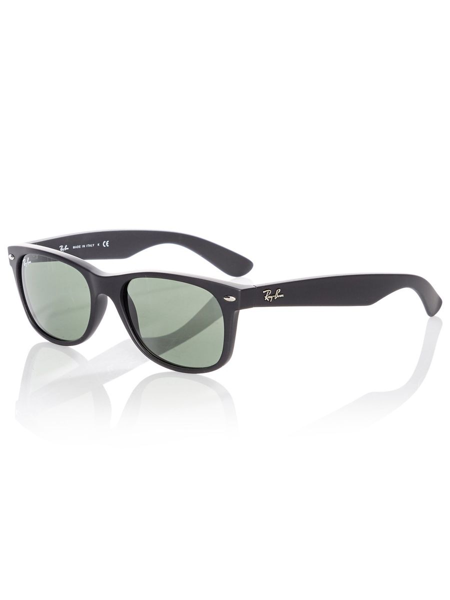 Ray Ban Wayfarer Rb2132 Lunettes De Soleil Homme - CarrÃ©e Noir - PossibilitÃ© De Verres Correcteurs - Adaptable Ã  La Vue