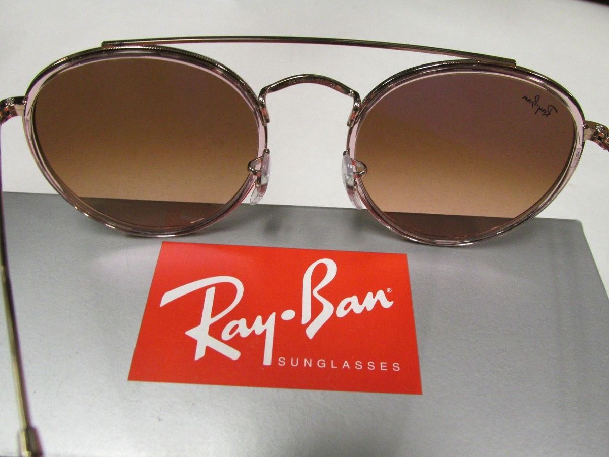 Ray Ban Rb3647n Lunettes De Soleil - Rose - PossibilitÃ© De Verres Correcteurs - Adaptable Ã  La Vue