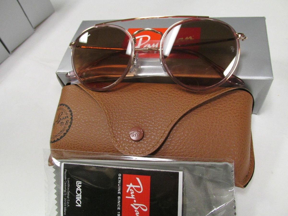 Ray Ban Rb3647n Lunettes De Soleil - Rose - PossibilitÃ© De Verres Correcteurs - Adaptable Ã  La Vue