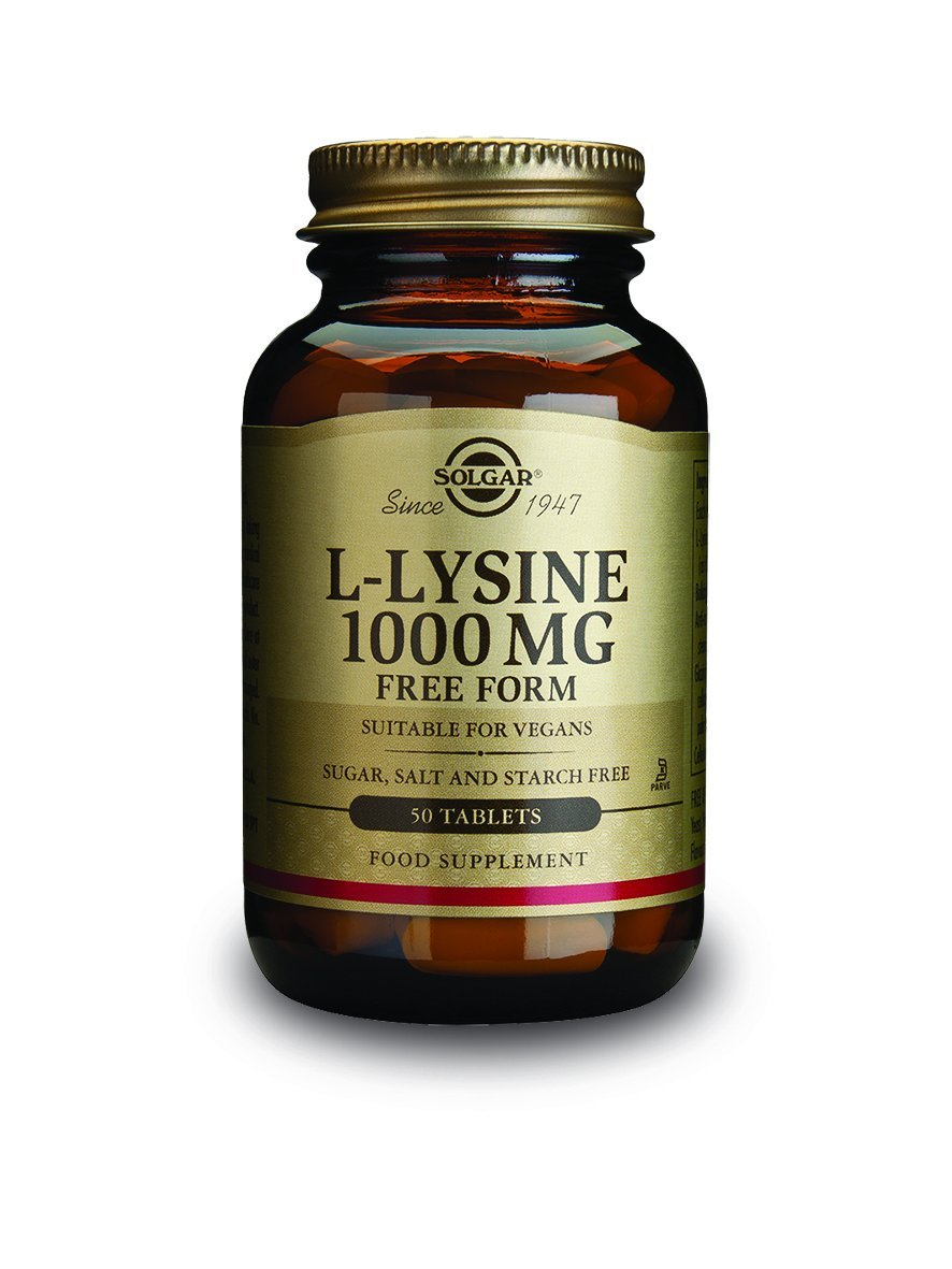 Solgar L-lysine 1000mg 50 Comprimes