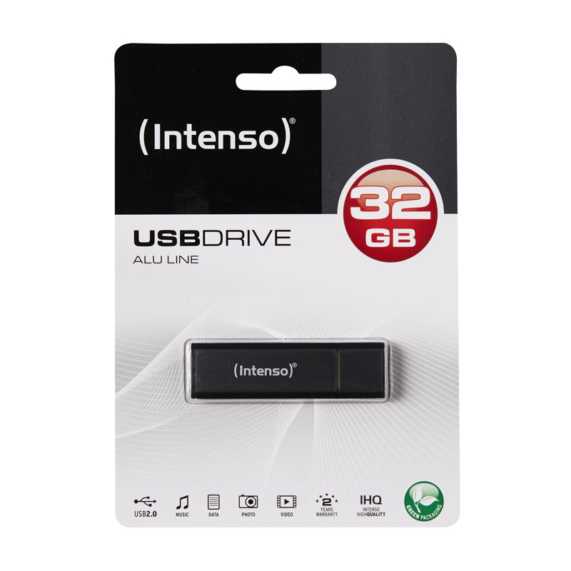 Cle Usb 32gb Intenso Alu Line Anthracite