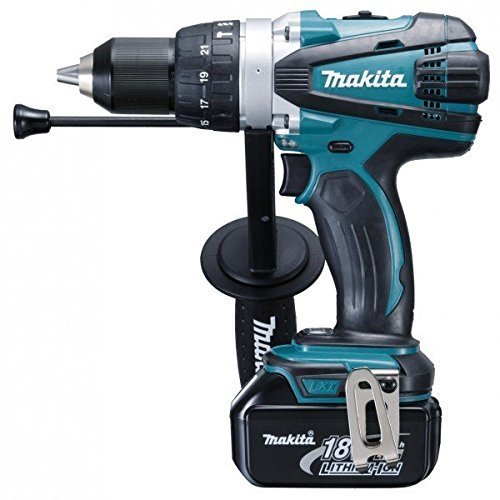 Perceuse Visseuse A Percussion - Makita - Dhp458rtj - 13 Mm - 2x5ah 18 V Li-ion