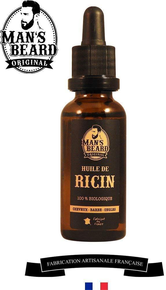 mans beard Huile de Ricin 100 Biologique Pure et Naturelle 30 ml Soin 
