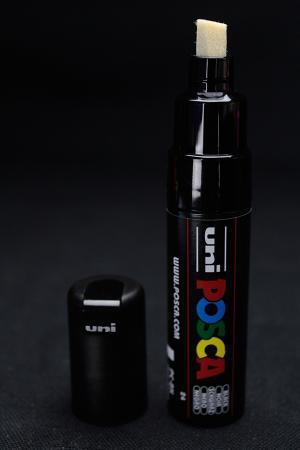 Posca Marqueur Pointe Large Biseautee Noir