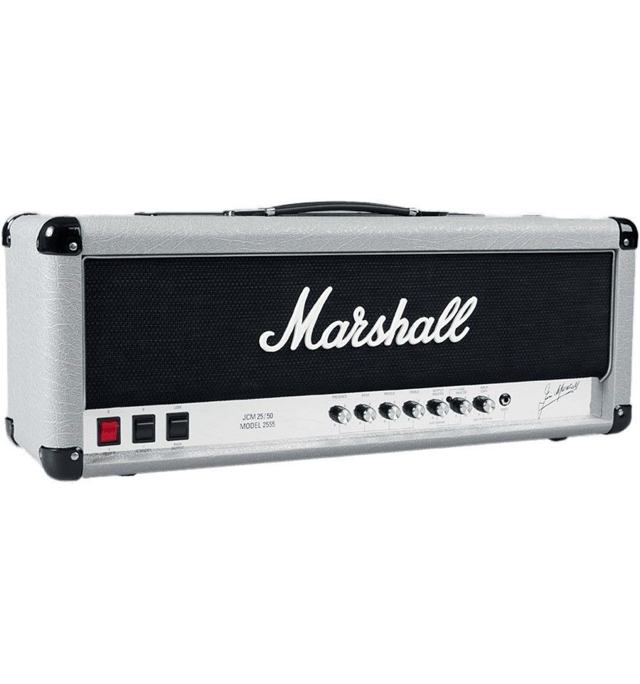 Marshall 2555X - tete 100 watts silver jubilee