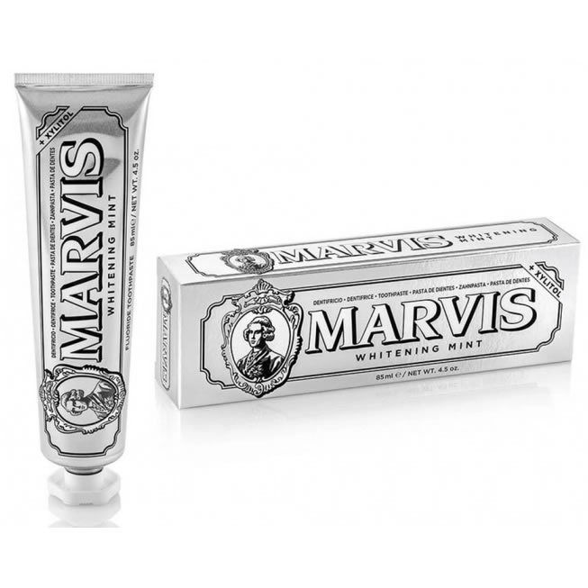 Marvis Dentifrice Whitening Mint Blanchissant Gout Menthe 85 Ml Dentifrices