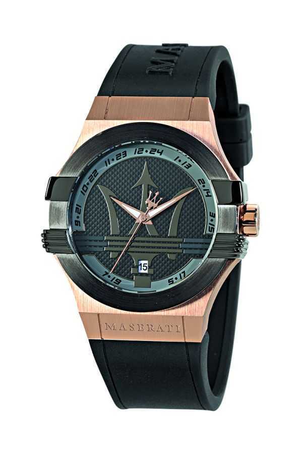 Montre - Maserati - Potenza - Noir - Boîtier En Acier Inoxydable - 42 Mm - 10 Atm
