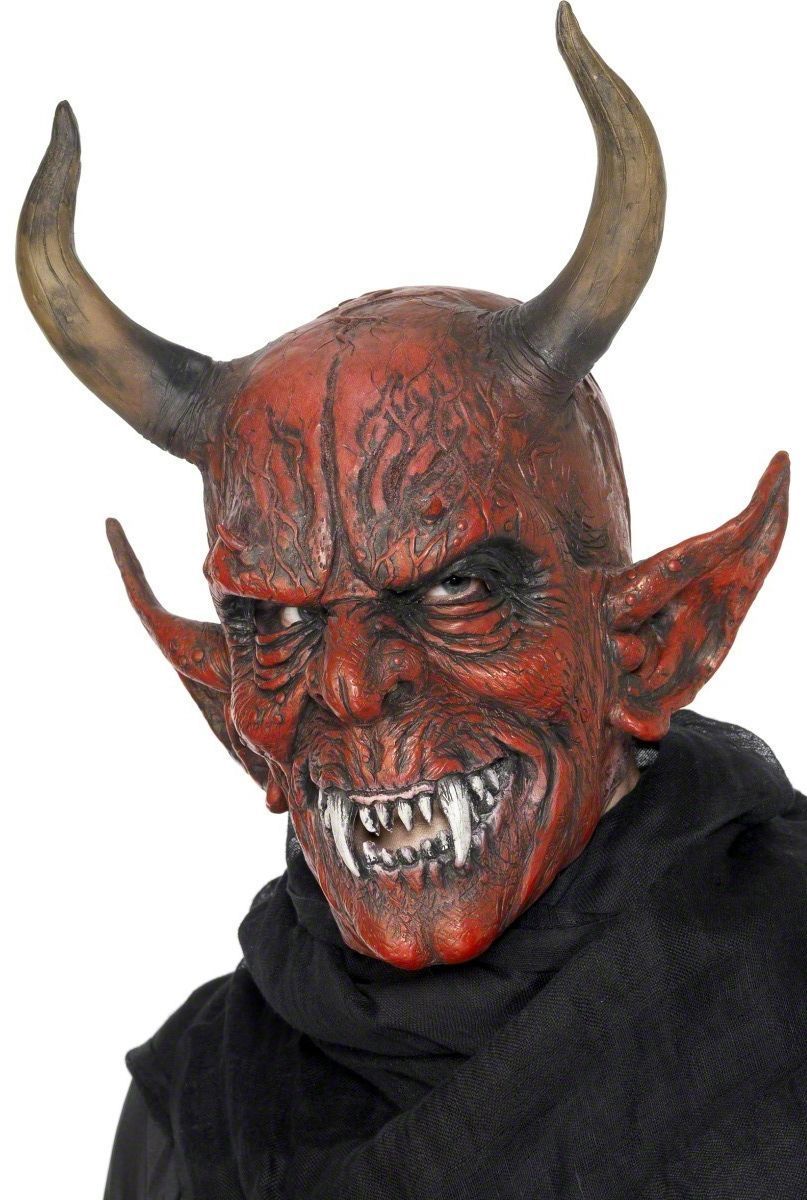Masque Demon Adulte Halloween Taille Unique