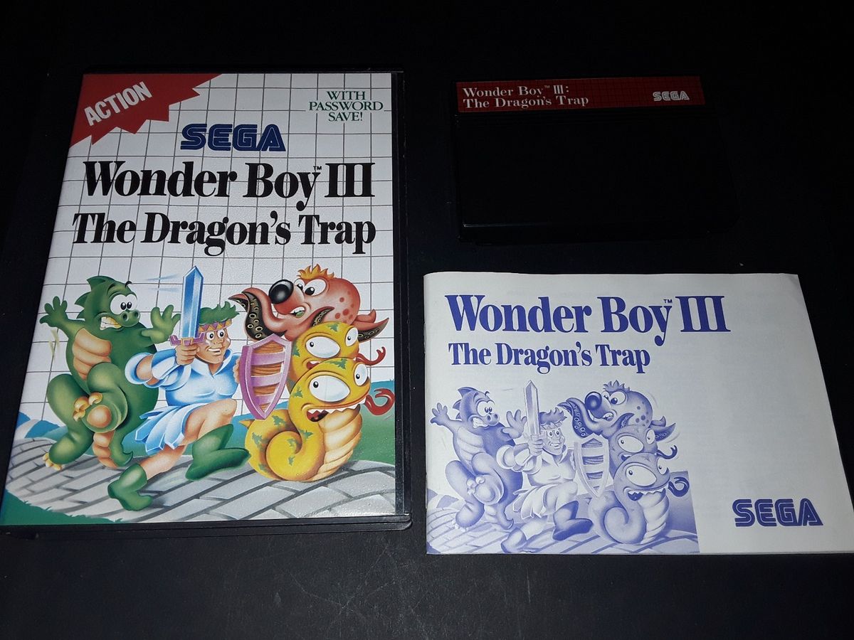 Sega Wonder Boy 3 The Dragons Trap Master System