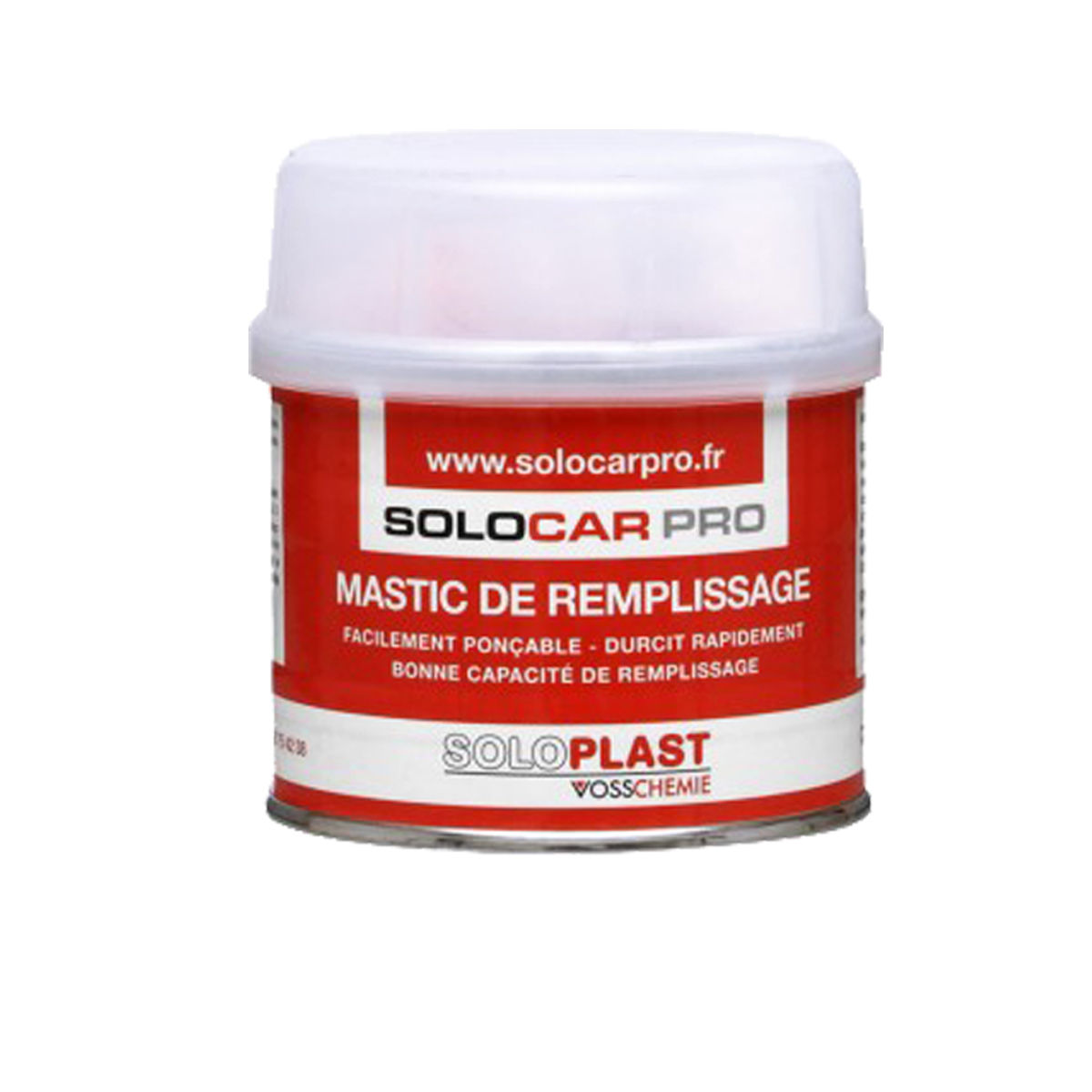 Mastic de remplissage Solocar Pro avec durcisseur 1kg - SOLOPLAST