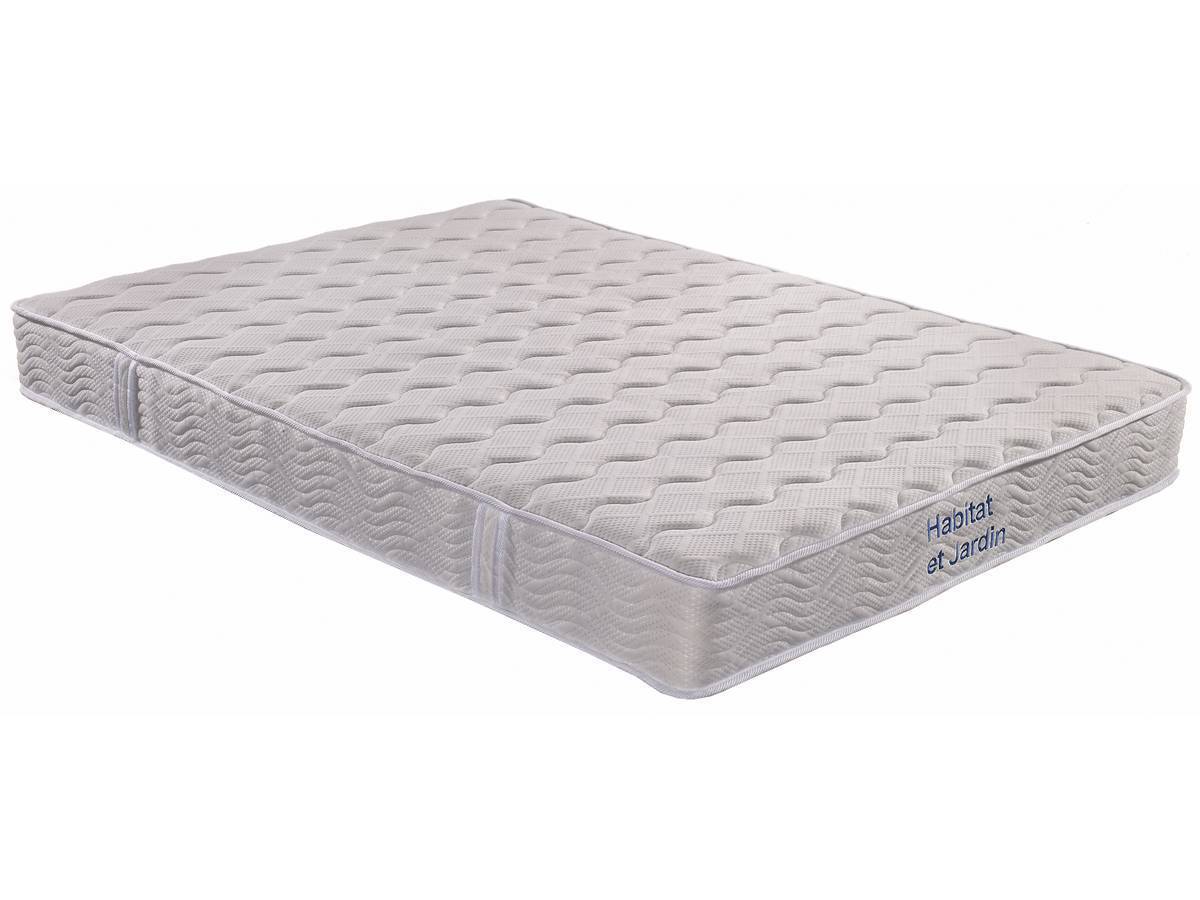 Matelas Ressorts Ensaches Adelia - 160 X 200 X 21 Cm - Ferme - Habitat Et Jardin - Anti-acarien