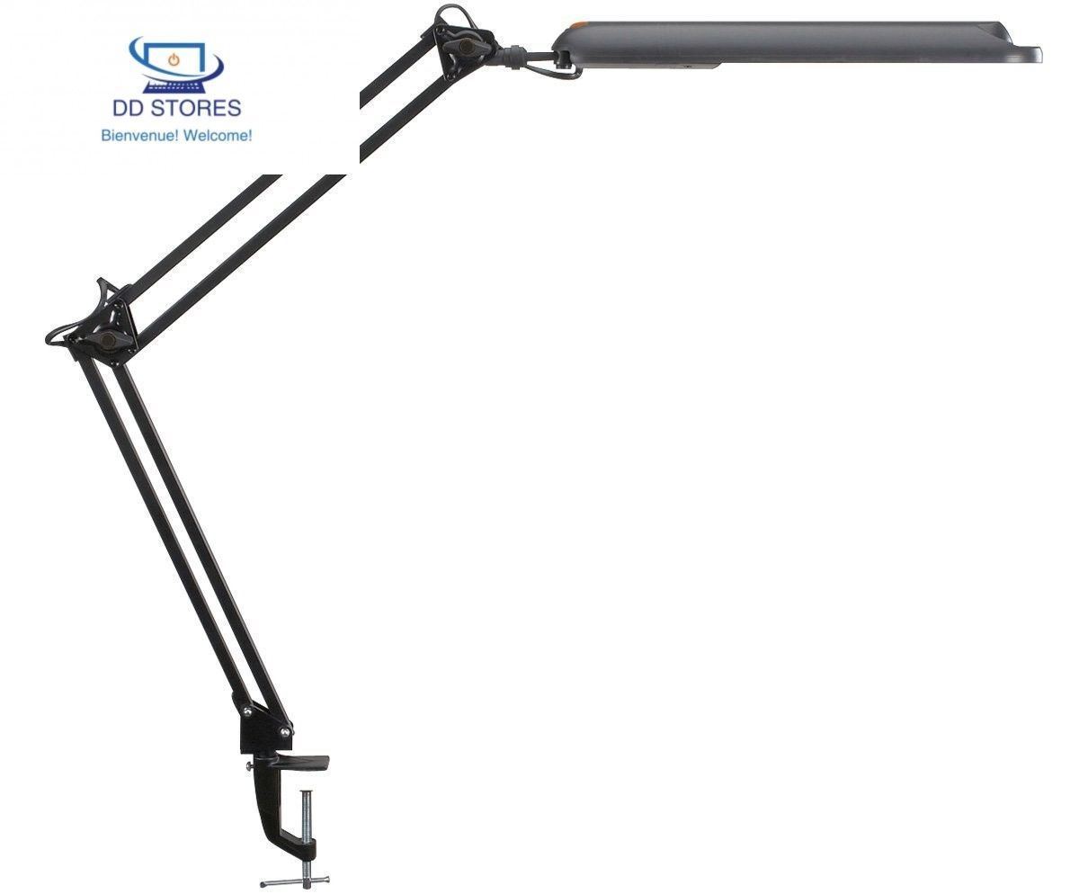Lampe A Poser Led Atlantic Avec Pince Noire