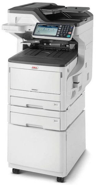 Imprimante Multifonction Oki MC853dnct gris/noir, USB/LAN, Copie, Scan, Fax, Las