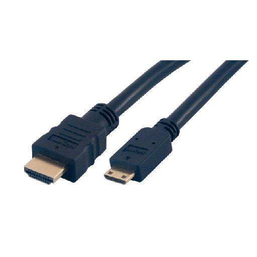 Cable HDMI male / mini HDMI male - (1 metre) ( Categorie : Cordons et adapt