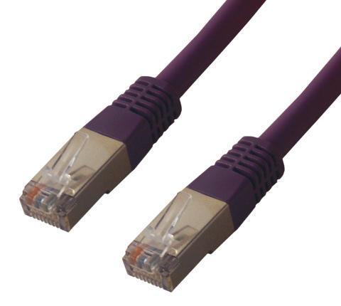 Mcl Samar Cat 6 F/utp Patch Cable - 3m Purple