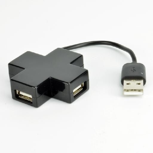 MCL Samar USB2-MX104/N - Concentrateur (hub) - 4 x USB 2.0 - Ordinateur de bureau