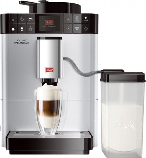 Melitta Caffeo Varianza Csp Machine A Cafe Automatique Avec Buse Vapeur Cappuccino 15 Bar Argent