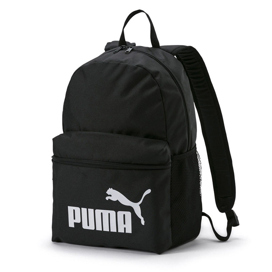 Sac A Dos - Puma - Phase - Noir - Unisexe - 20 L - Poches Frontale Et Laterale