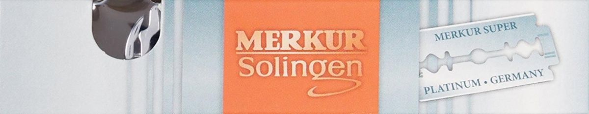 Rasoir Surete Merkur Solingen 43c Lourd Chrome Manche En Inox