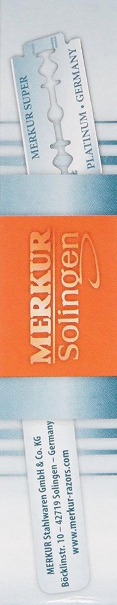 Rasoir Surete Merkur Solingen 43c Lourd Chrome Manche En Inox