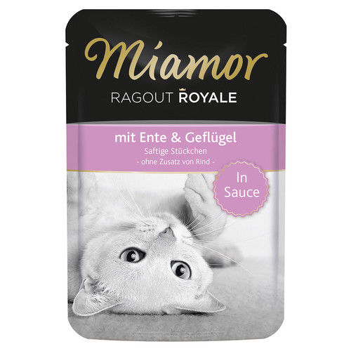 Miamor Ragout Royal en sauce 22 x 100 g pour chat canard volaille