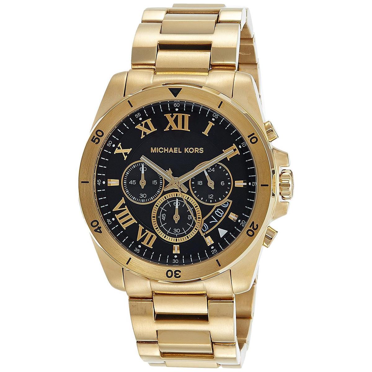 Michael Kors Homme Bracelet Ton-or - En Acier Inoxydable Quartz Montre Mk8481