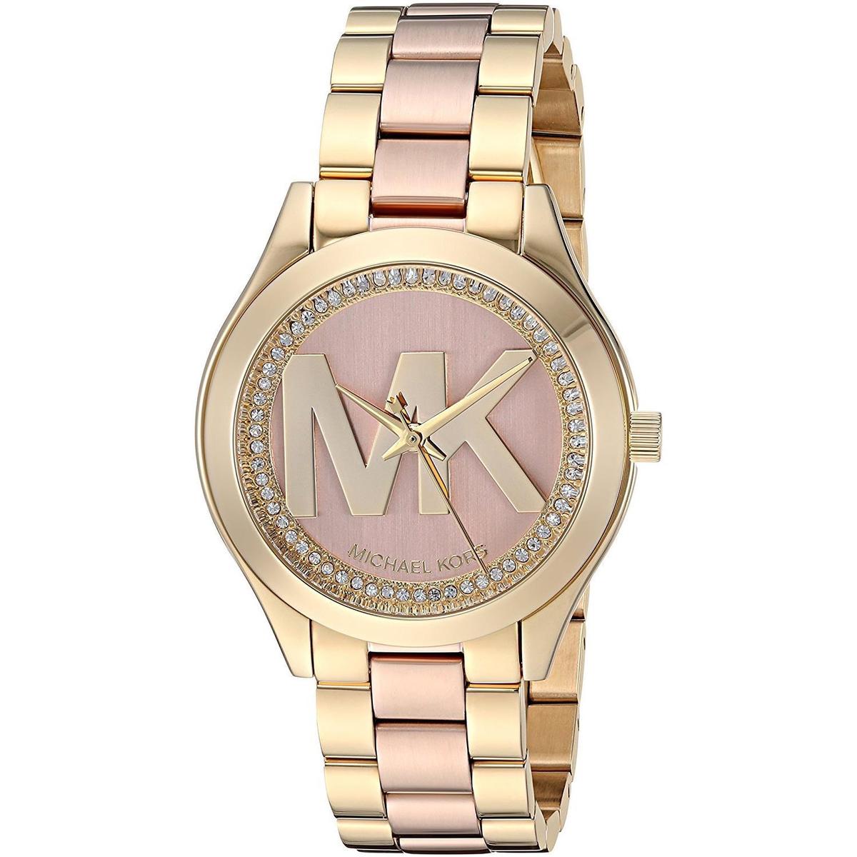 Michael Kors Femme 33mm Bracelet Acier Inoxydable DorÉ Quartz Montre Mk3650