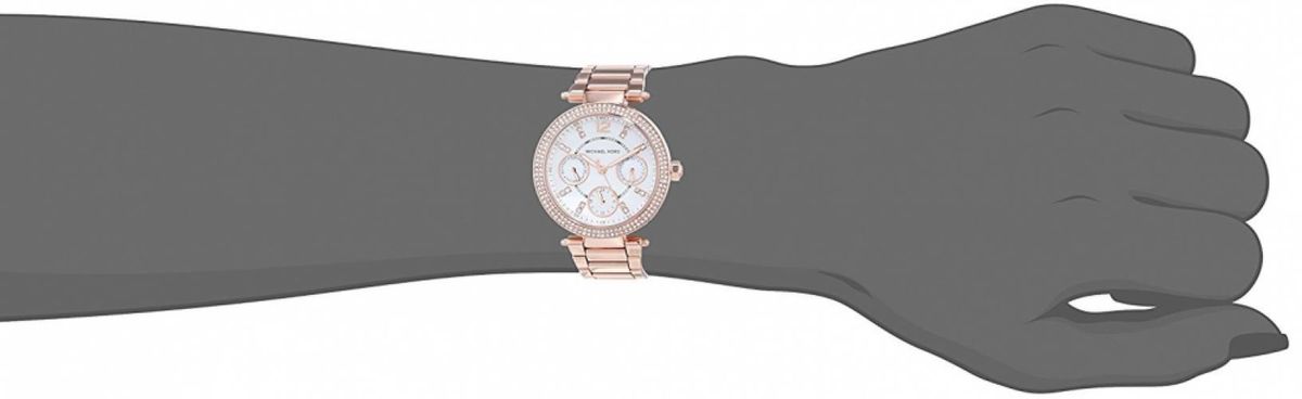 Montre Femme Michael Kors Parker Mk5616 - Acier Or Rose - Quartz - Etanche 10 Atm
