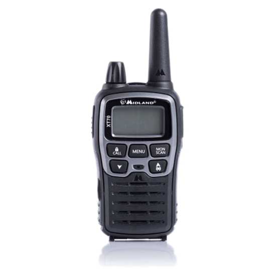 Midland Xt70 Portable Radio 2 Bandes Pmr Lpd 446 Mhz 433 Mhz 93 Channel Pack De 2