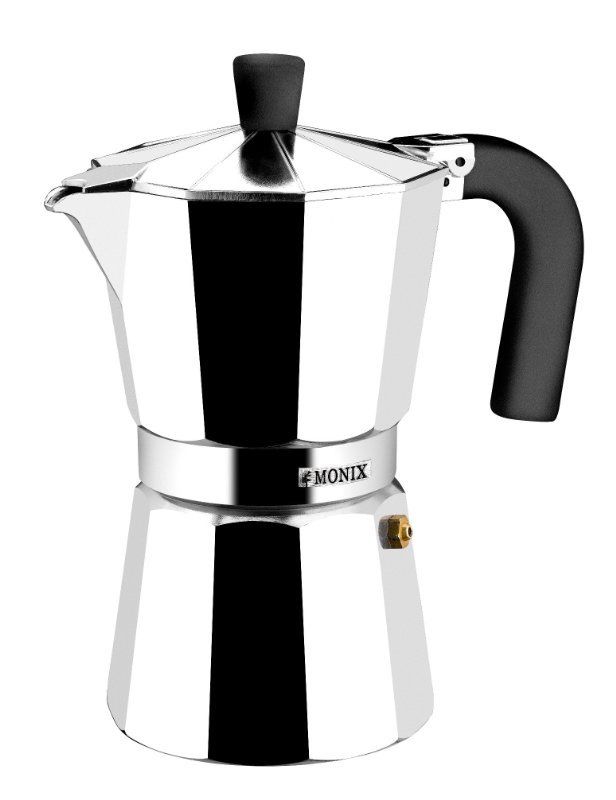 Monix 3935009 Cafetiere Italienne 12 Tasses Aluminium Inox