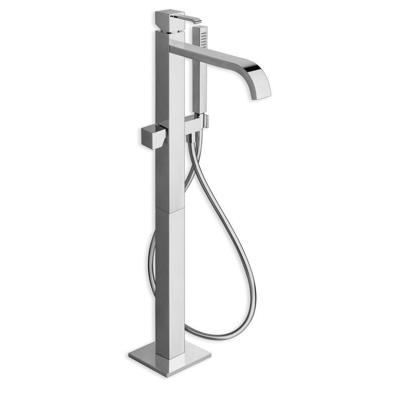 Bain Douche Quadri Monocolonne Sur Pied Sans Mecanisme Chrome - Cristina Ondyna Qm18951