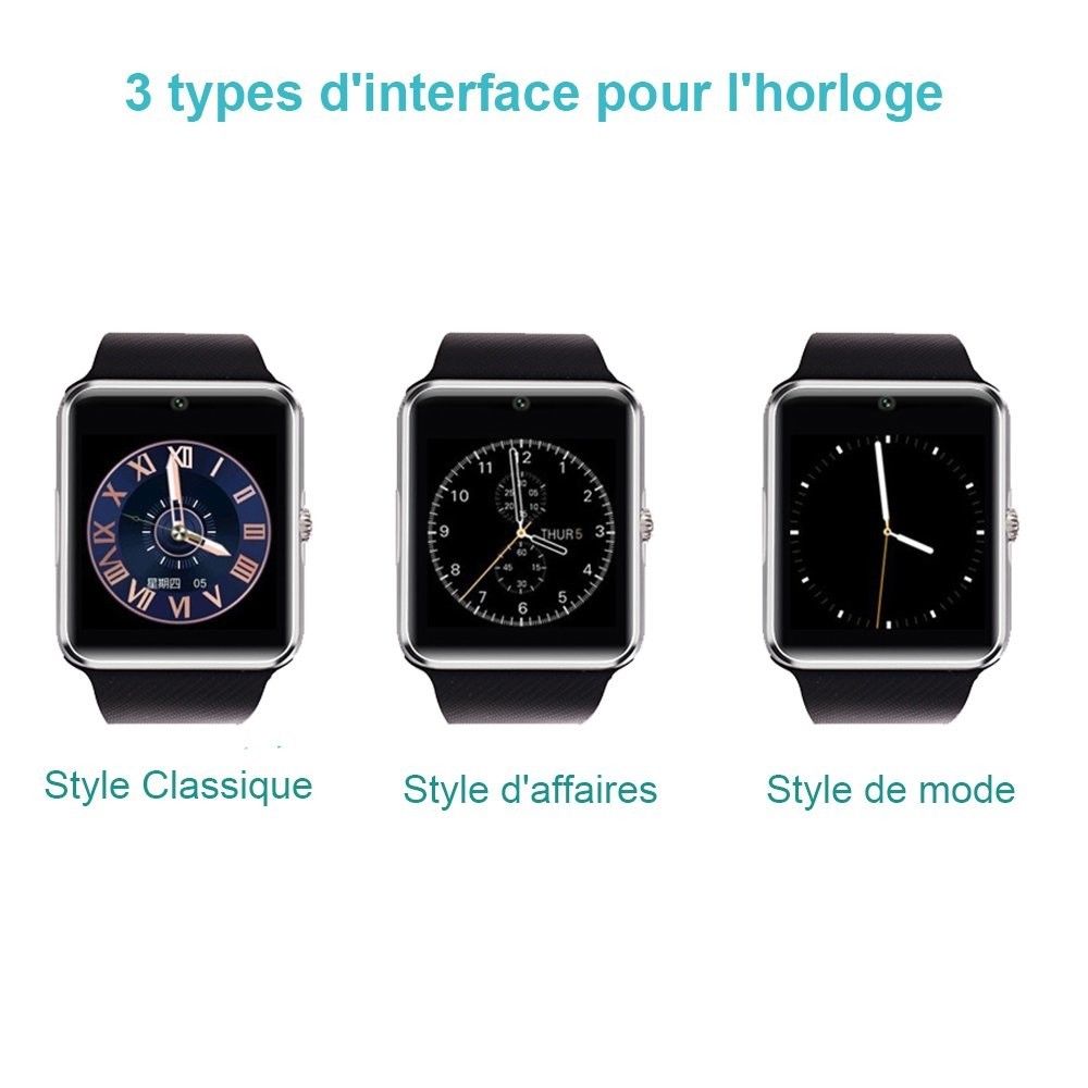 Willful Montre Connectee Bluetooth Smartwatch Sport Carte Sim De Soutien Et 