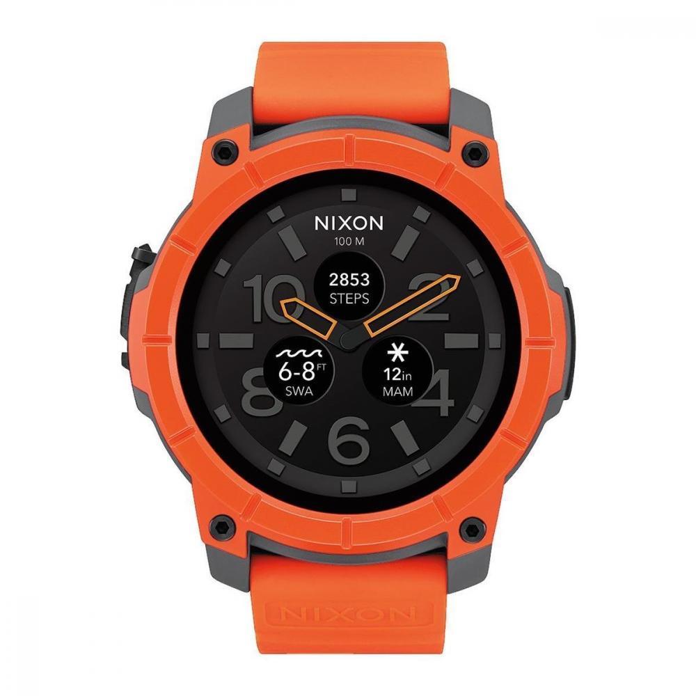 Mission Orange/gray/black Smartwatch - Nixon