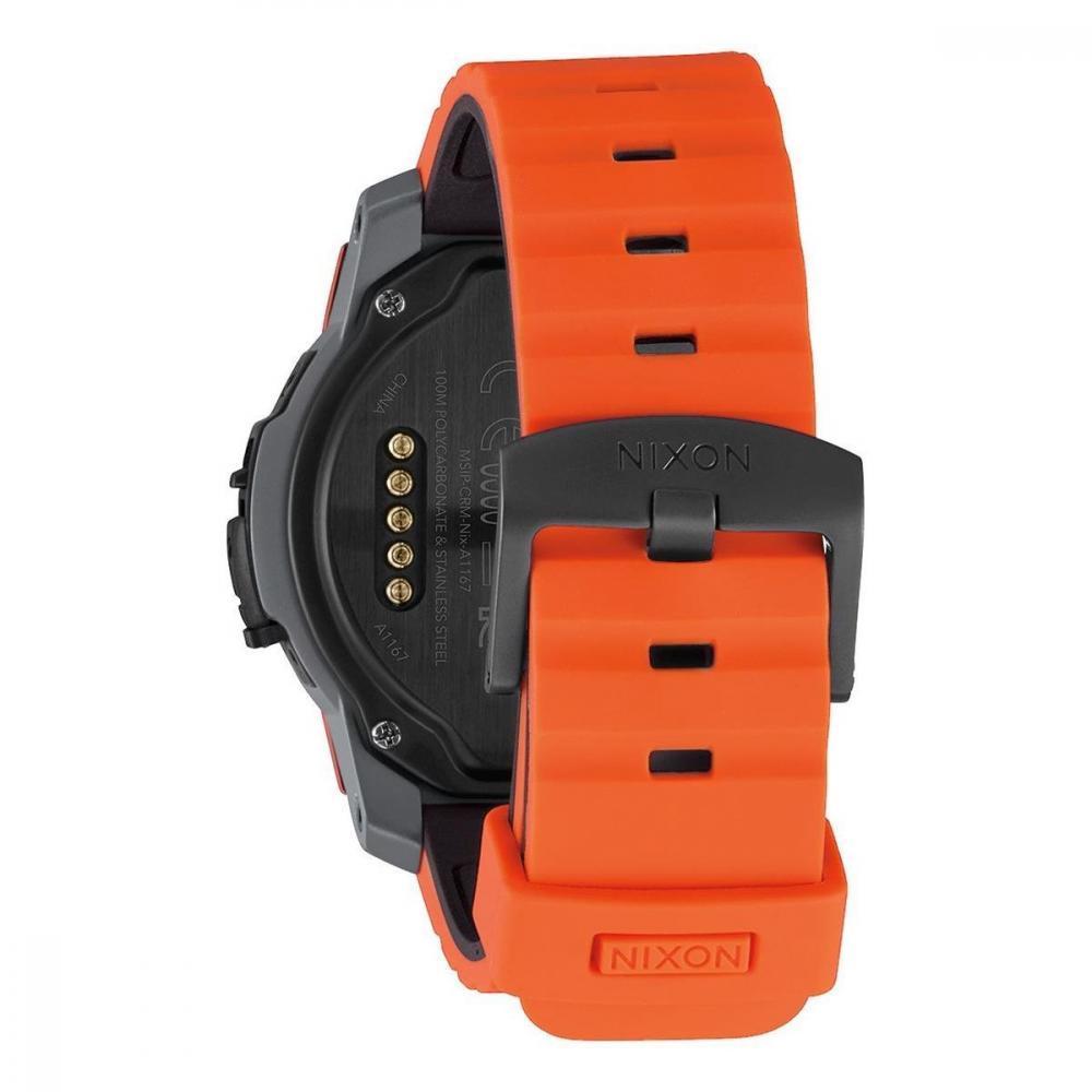 Mission Orange/gray/black Smartwatch - Nixon