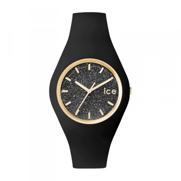 Ice-watch - Ice Glitter Black - Montre Noire Pour Femme Avec Bracelet En Silicone - 001349 (small)