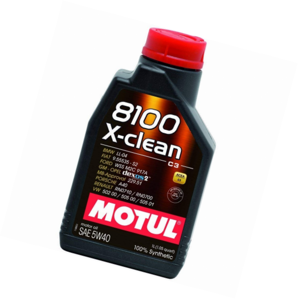 Bidon De 1l D'huile Motul 8100 X-clean 5w-40 Acea C3 Pour Automobile Auto