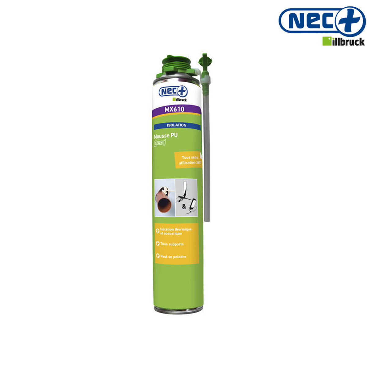 Mousse PU MX610 tous sens NEC+ - NEC +