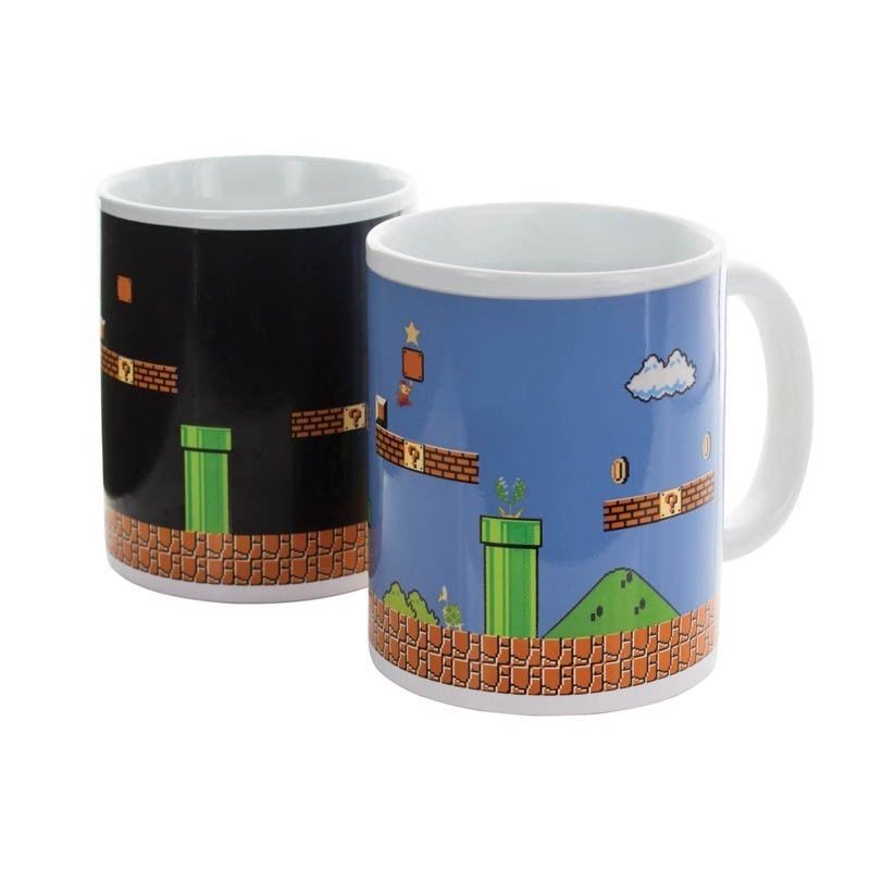 Mug Super Mario Bros Heat Change Nintendo Tasse En Ceramique 300 Ml