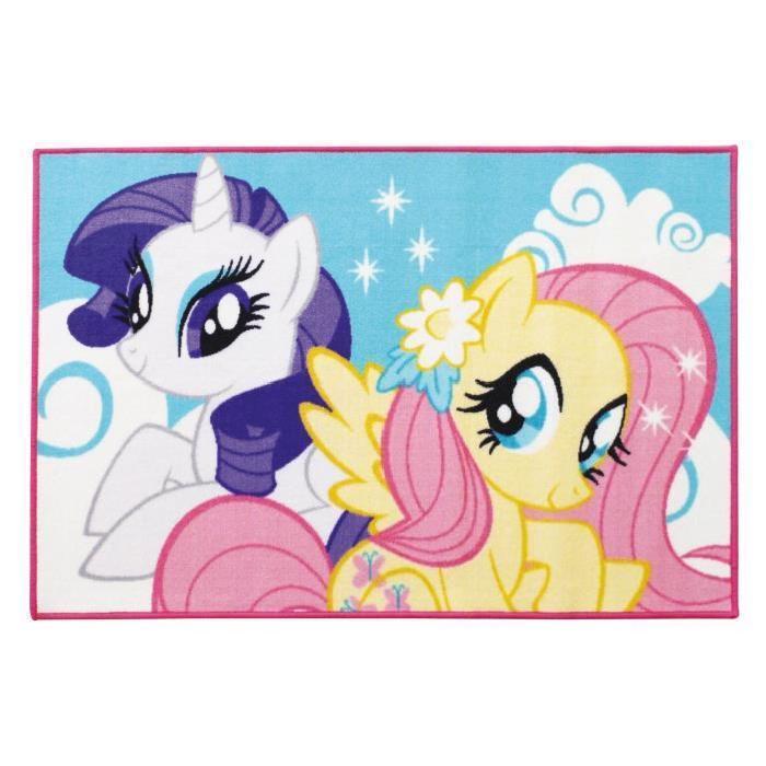 FUN HOUSE 712529 Mon Petit Poney Tapis pour Enfant Rectangulaire Polyester Past