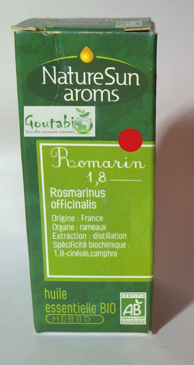 Romarin 1,8 (a Cineole) Bio - 10ml