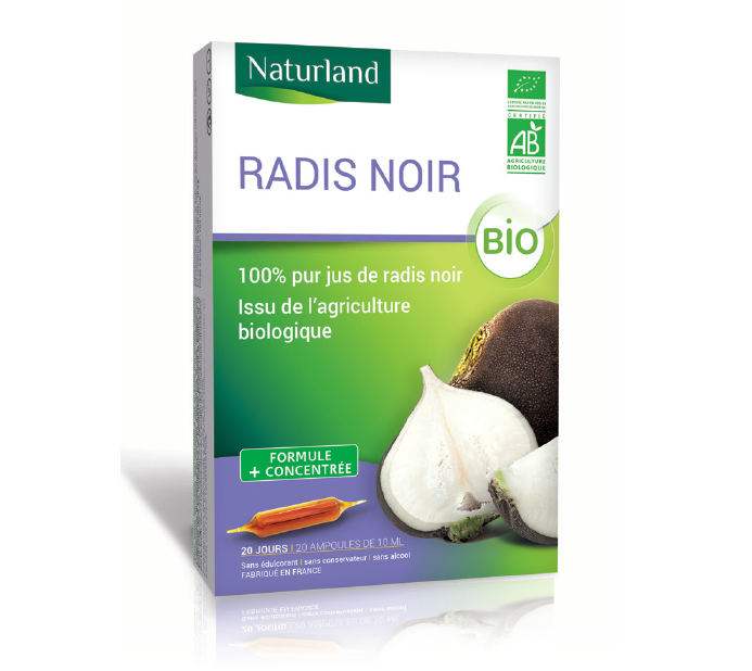 Naturland Radis Noir Bio 20 ampoules