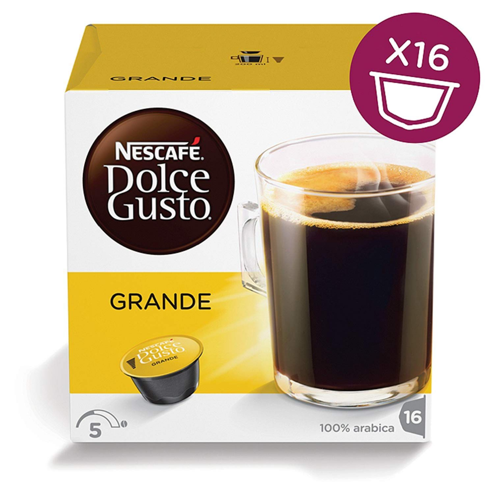Nescafe Dolce Gusto Grande - 48 capsules (Lot de 3X16 capsules)
