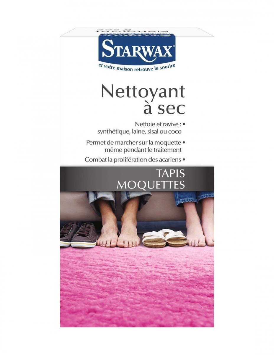 Nettoyeur a sec tapis et moquettes STARWAX 500g